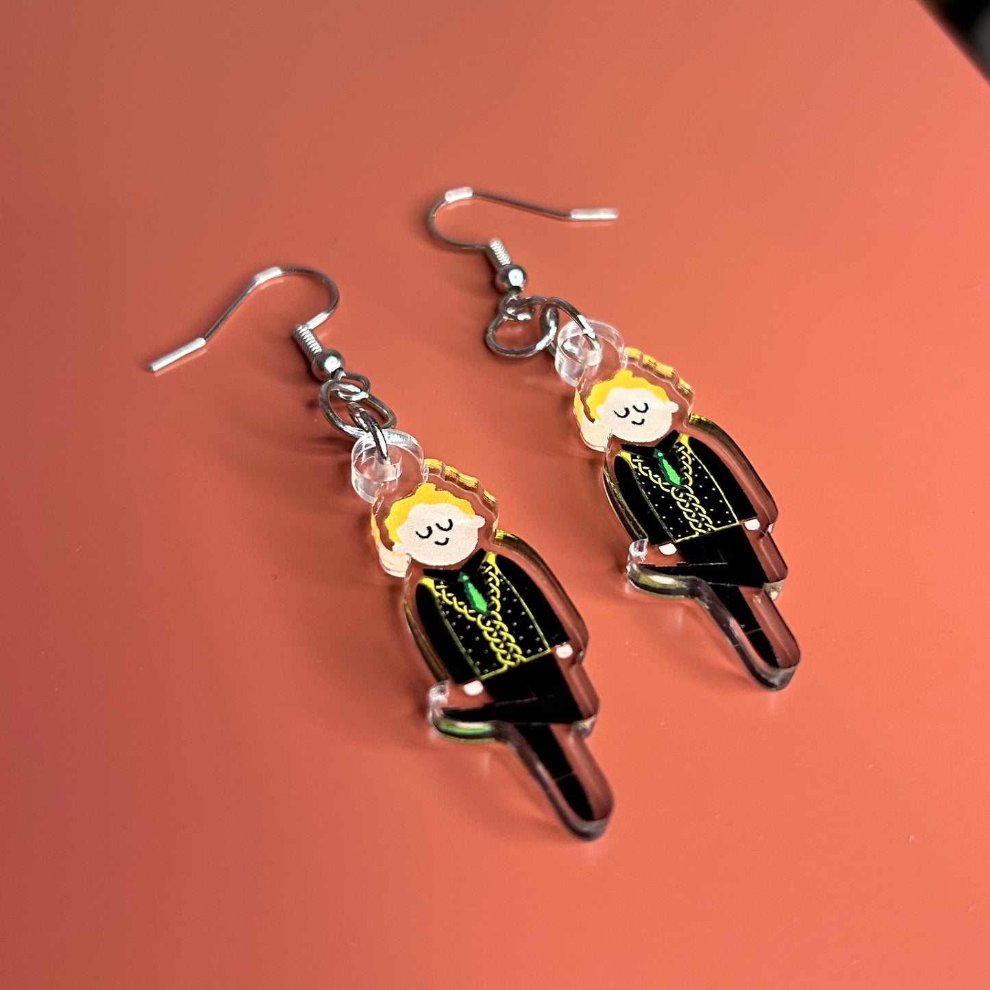 Redhead Irish Dancer Boy Earrings by Teo Zirinis