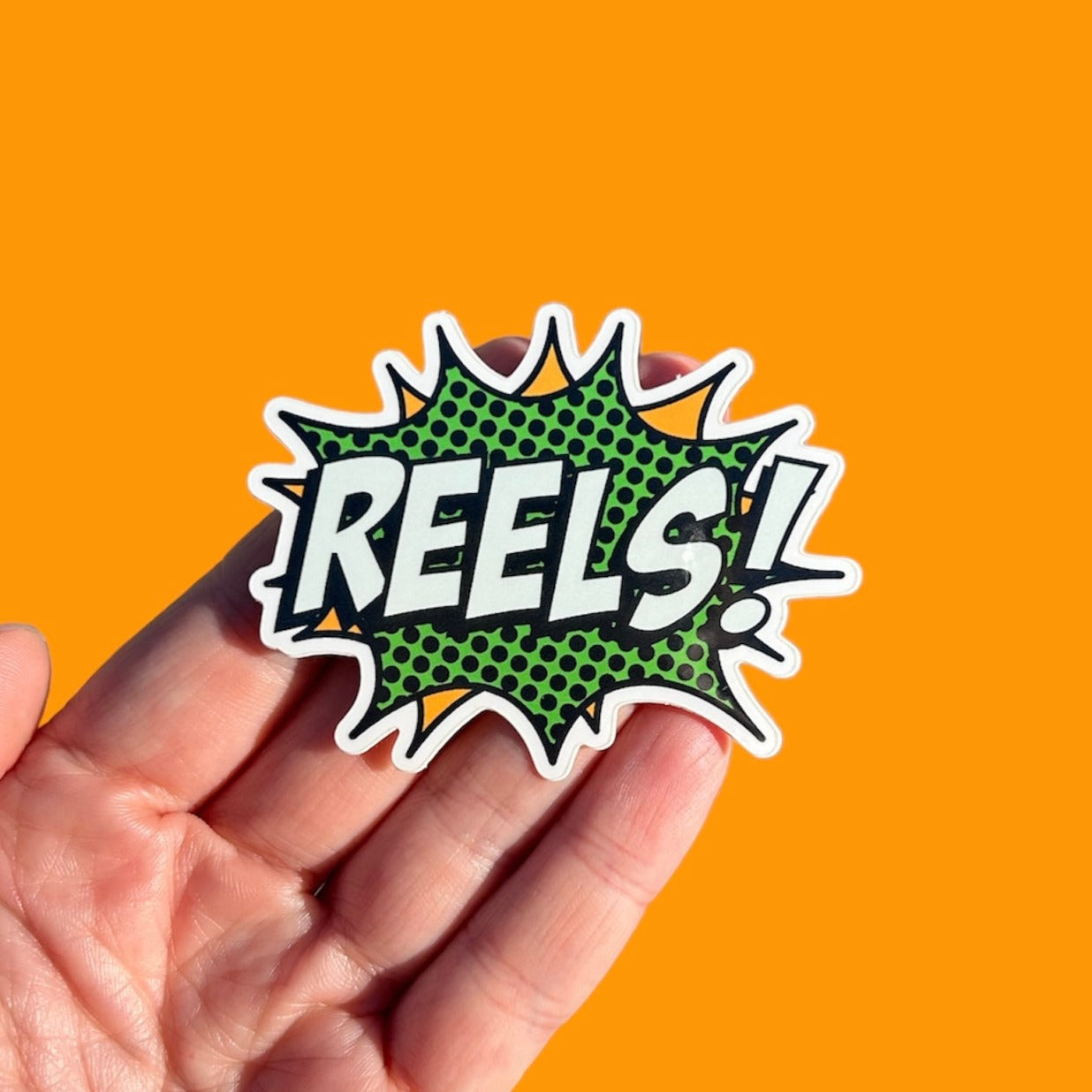 Reels! Comics Text Sticker