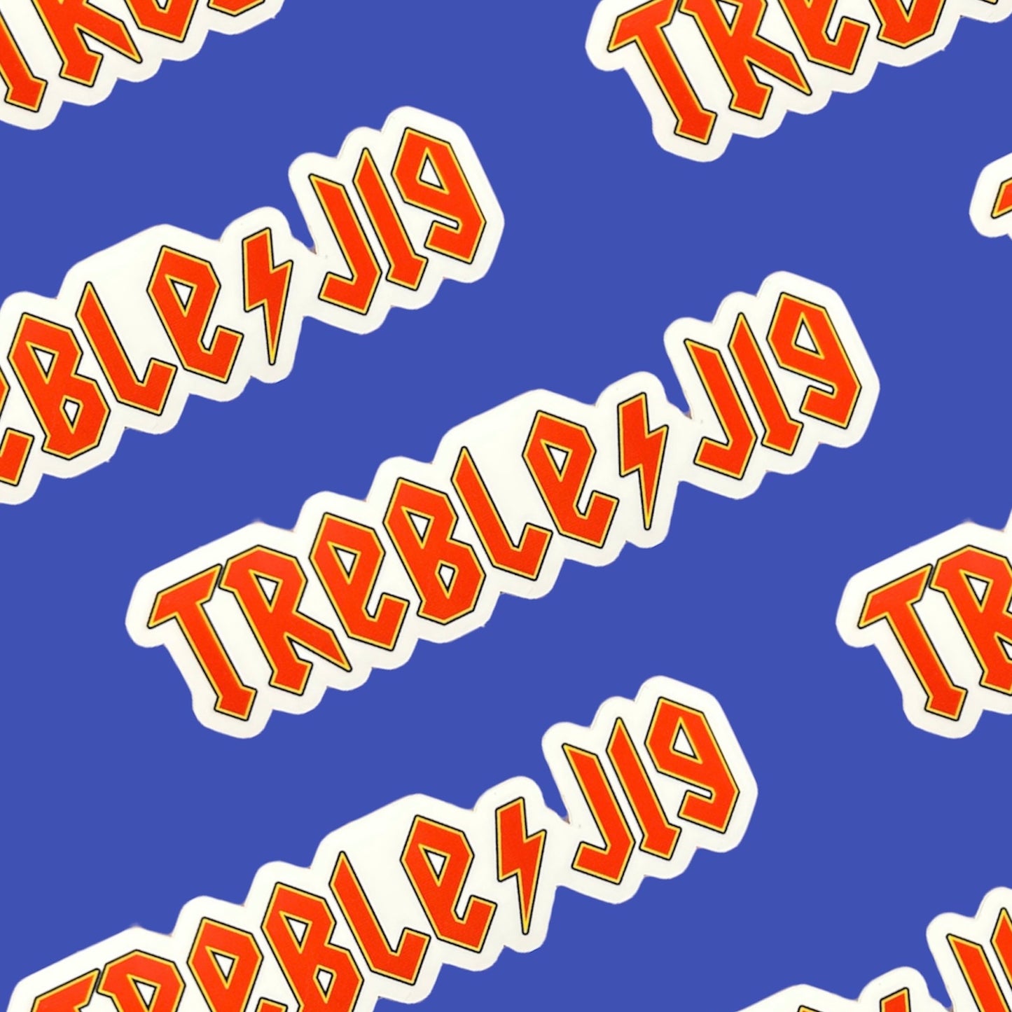 Treble Jig Sticker (Rock Band Parody)