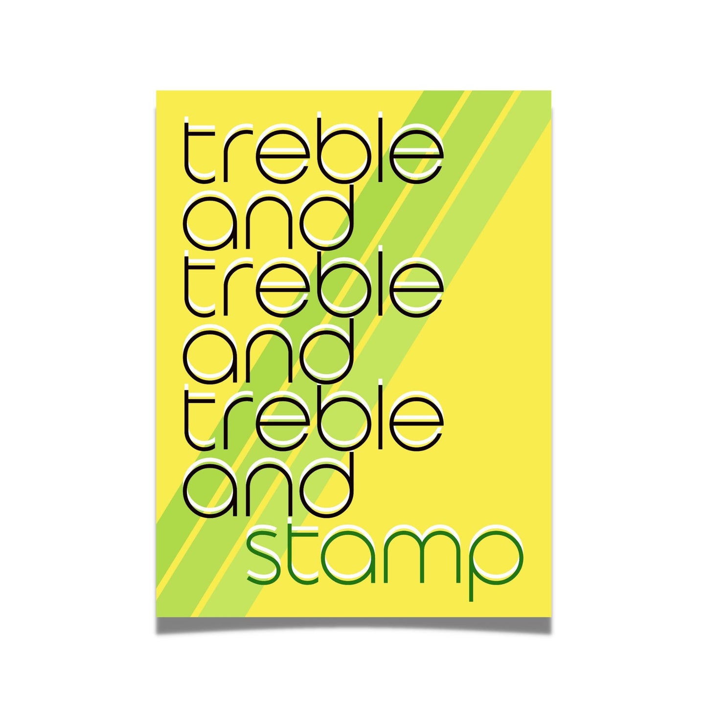 Treble and Stamp! Reel Steps Irish Dance Art Print