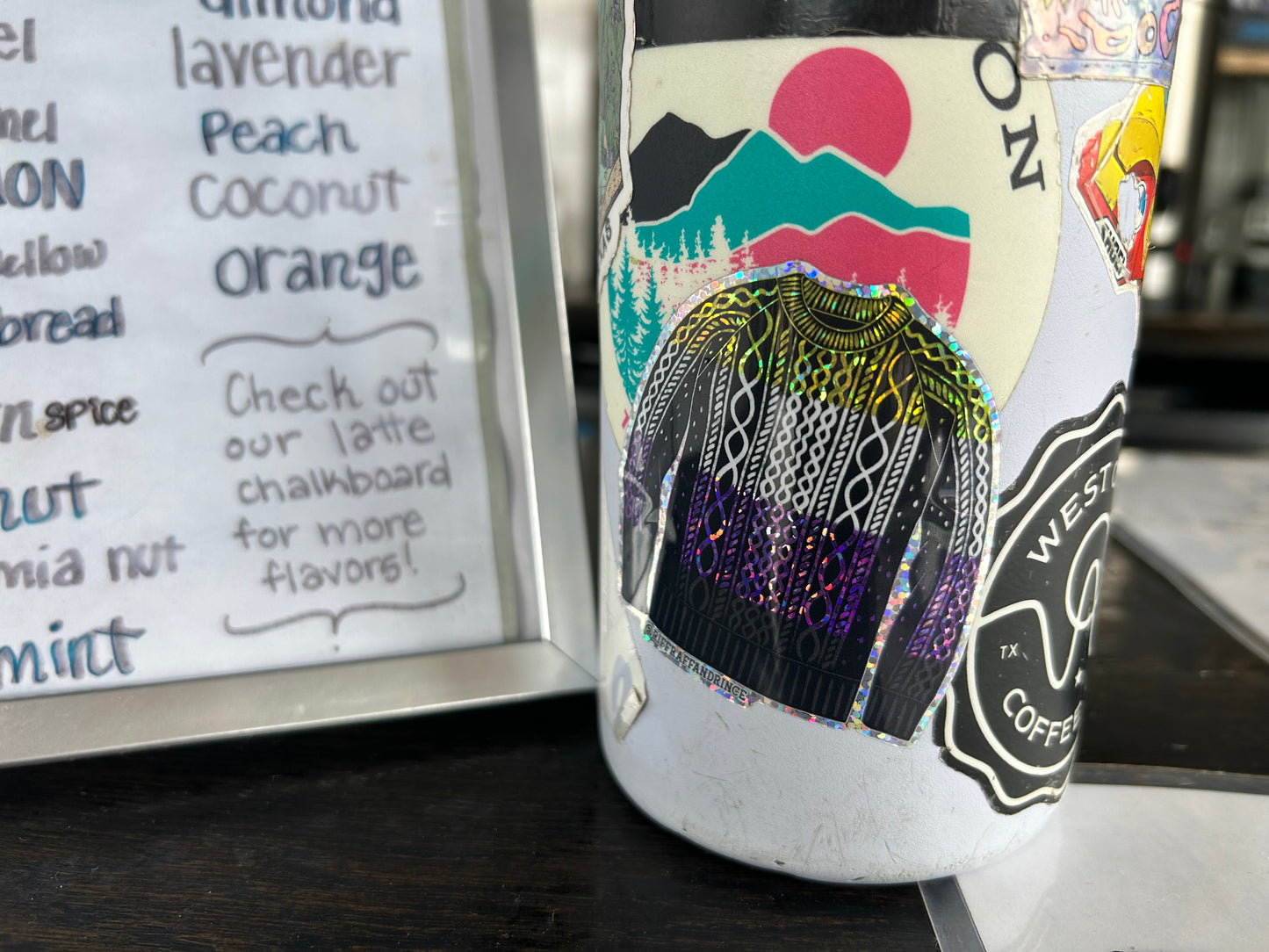 Nonbinary Pride Irish Sweater Glitter Sticker