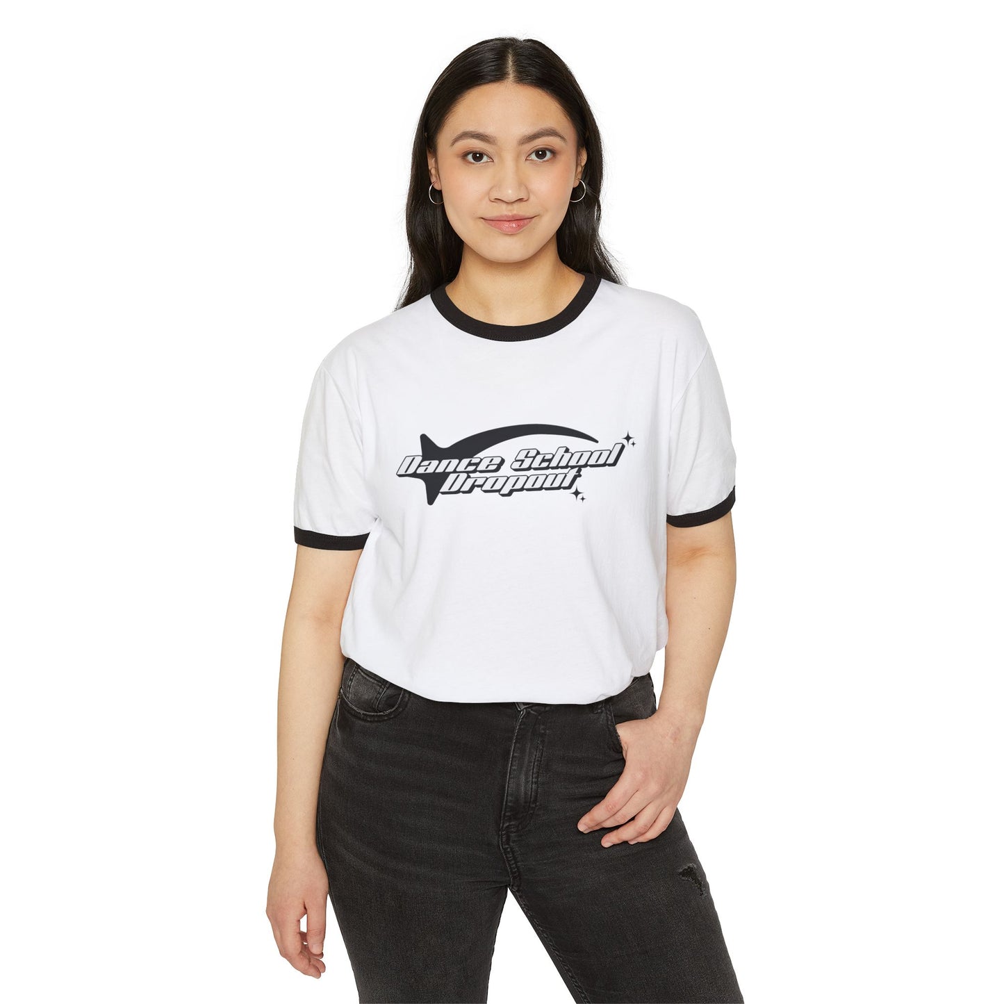 Dance School Dropout Cotton Ringer T-Shirt