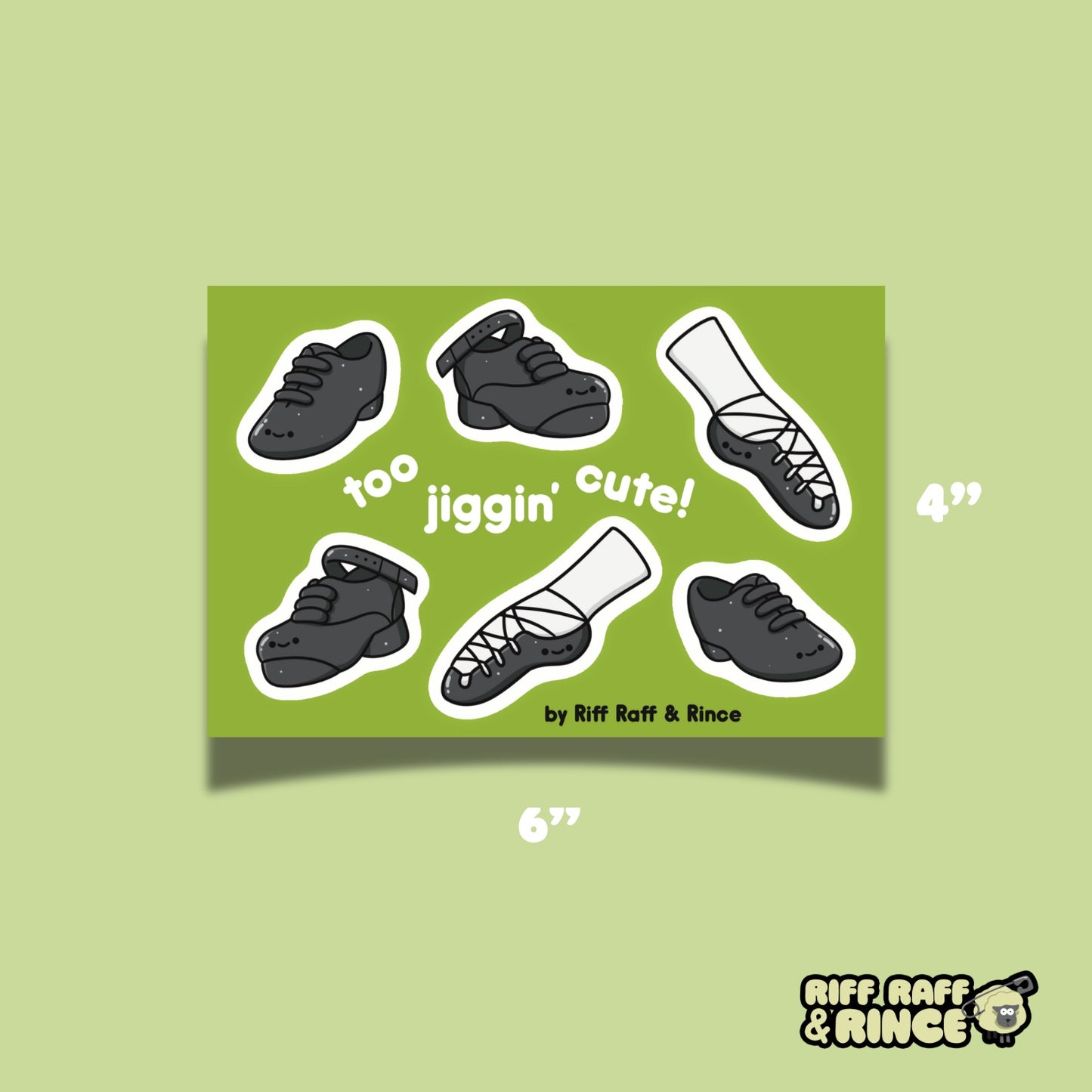 Too Jiggin' Cute Sticker Sheet