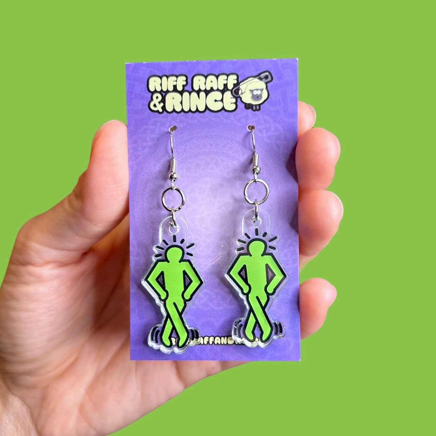 Irish Dance Pop Art Acrylic Earrings
