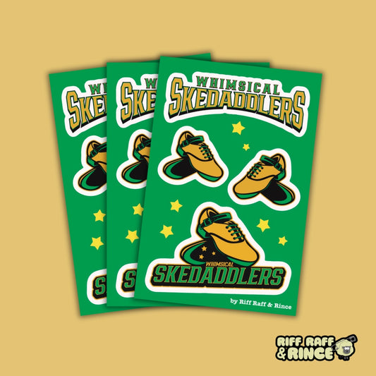 Whimsical Skedaddlers Sticker Sheet