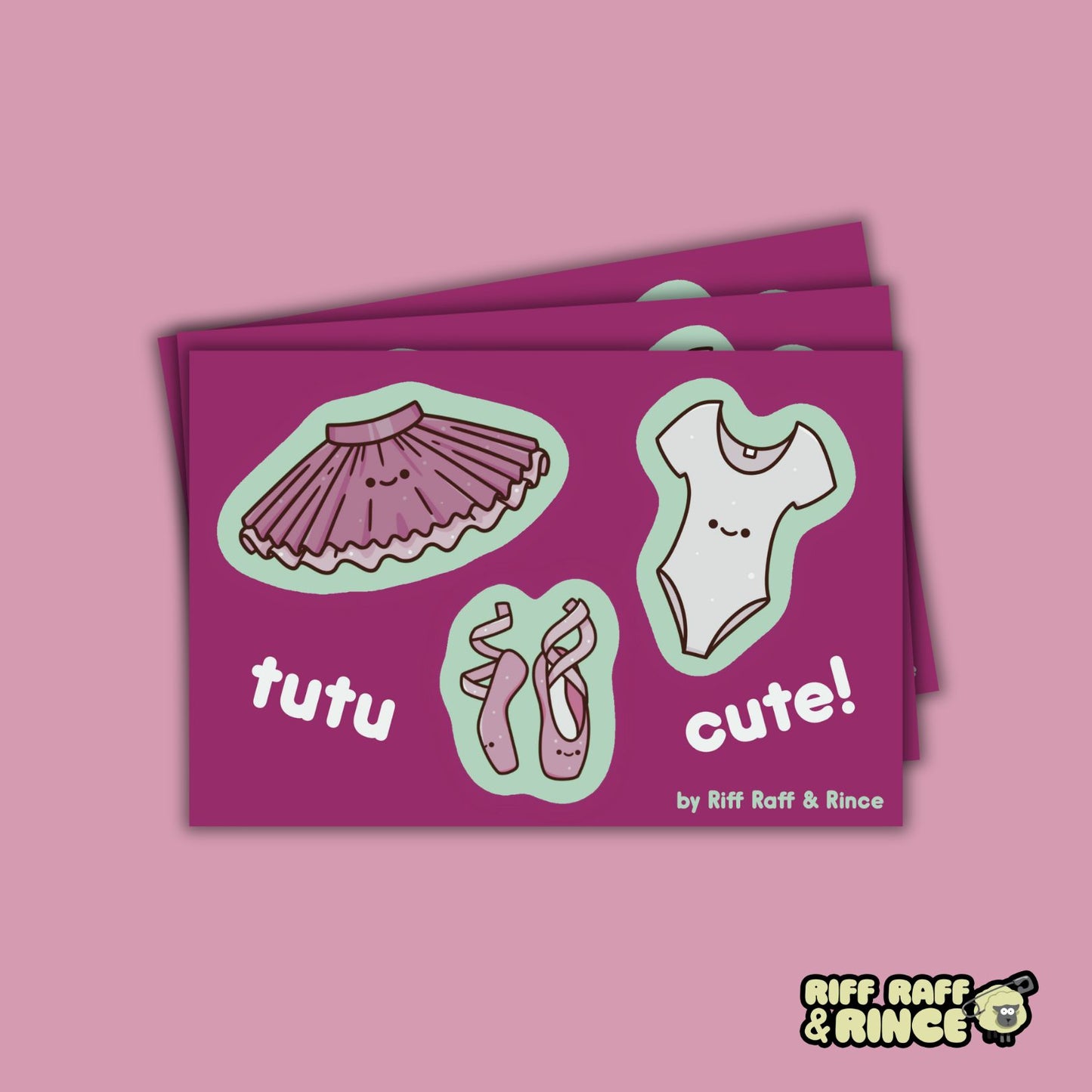 Tutu Cute Sticker Sheet