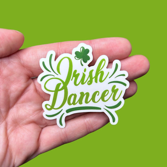 Irish Dancer Fancy Text Sticker
