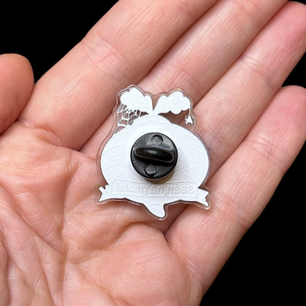 Samhain/Halloween Seán na Gealaí Acrylic Pin