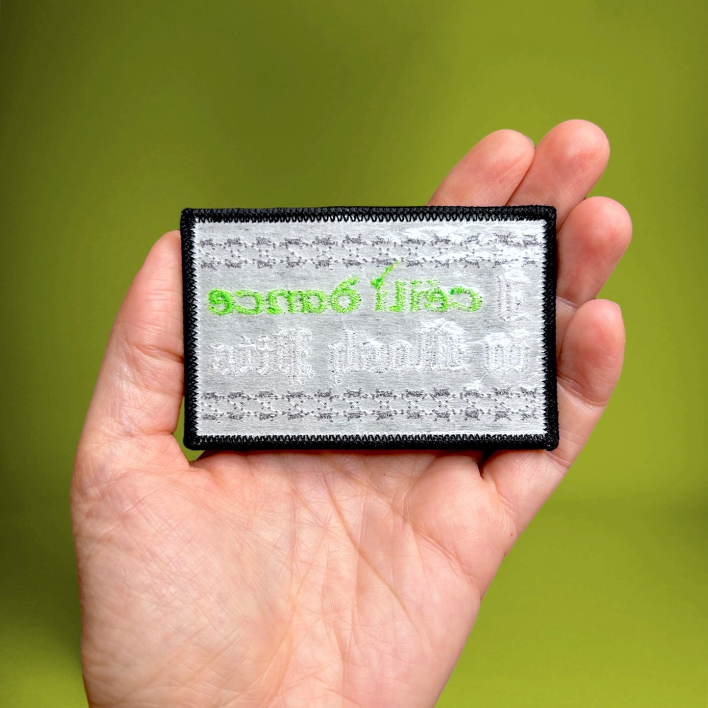 I Céilí Dance in Mosh Pits Iron-On Patch