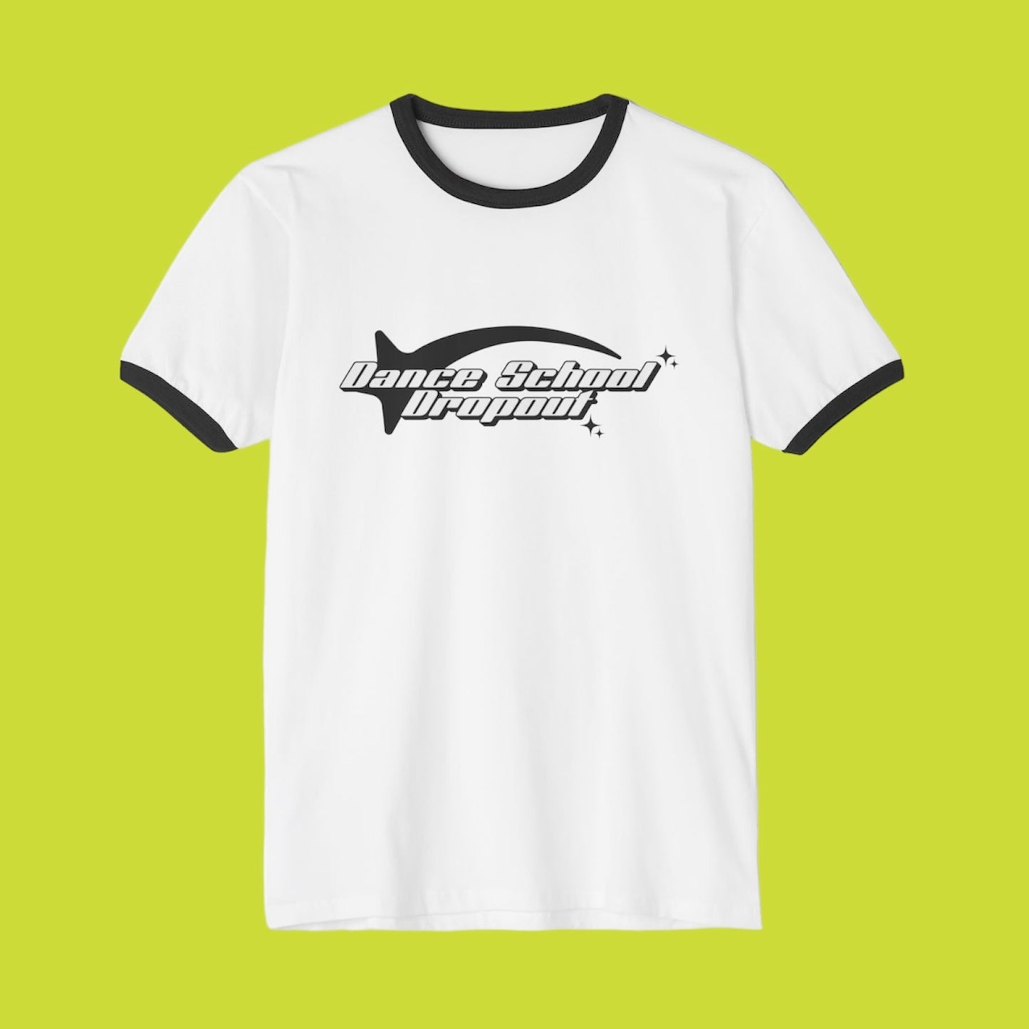 Dance School Dropout Cotton Ringer T-Shirt