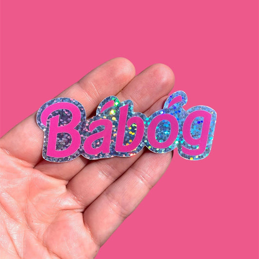 Bábóg “Doll” Gaelic Glitter Sticker